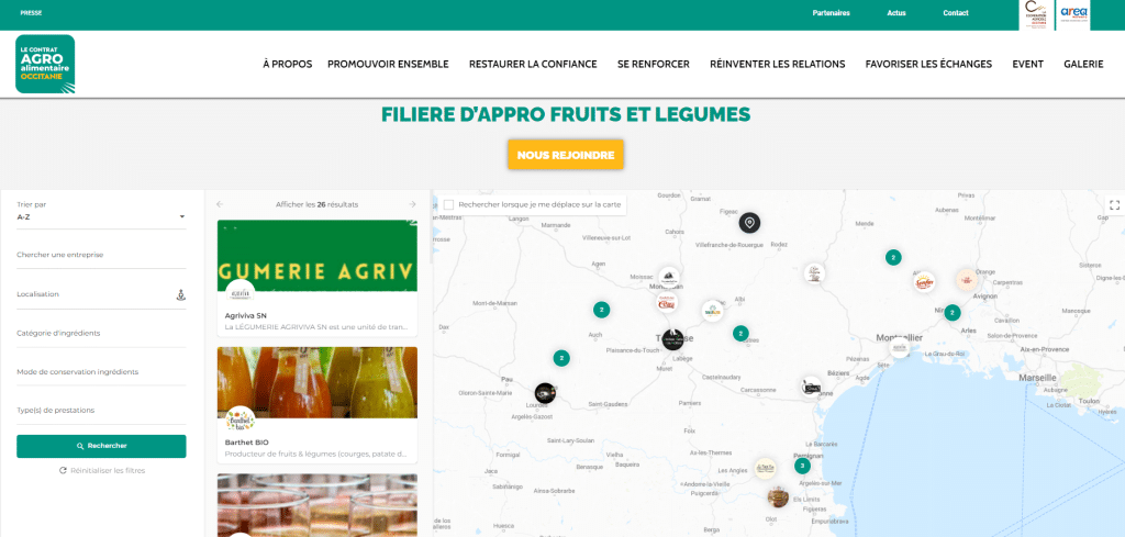 Développez vos appro bio locaux avec la cartographie des outils de transformation de fruits et légumes occitans 1